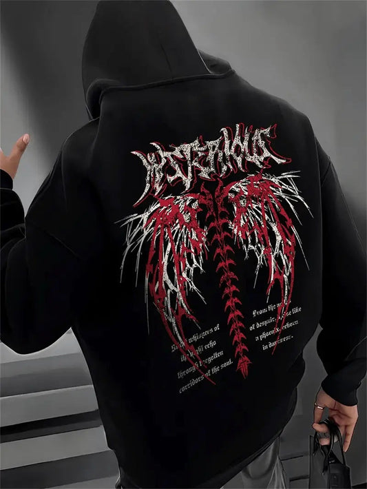 Blood Eagle Wings Hoodie - Mens - DATNEWDRIP