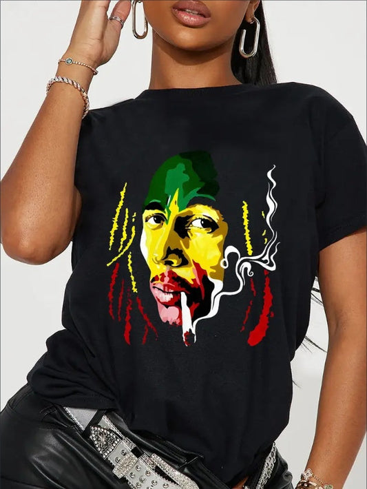 Bob Marley One Love T-Shirt - Womens - DATNEWDRIP