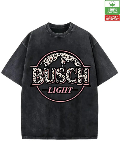 Busch Light Leopard Print T-Shirt - Mens - DATNEWDRIP