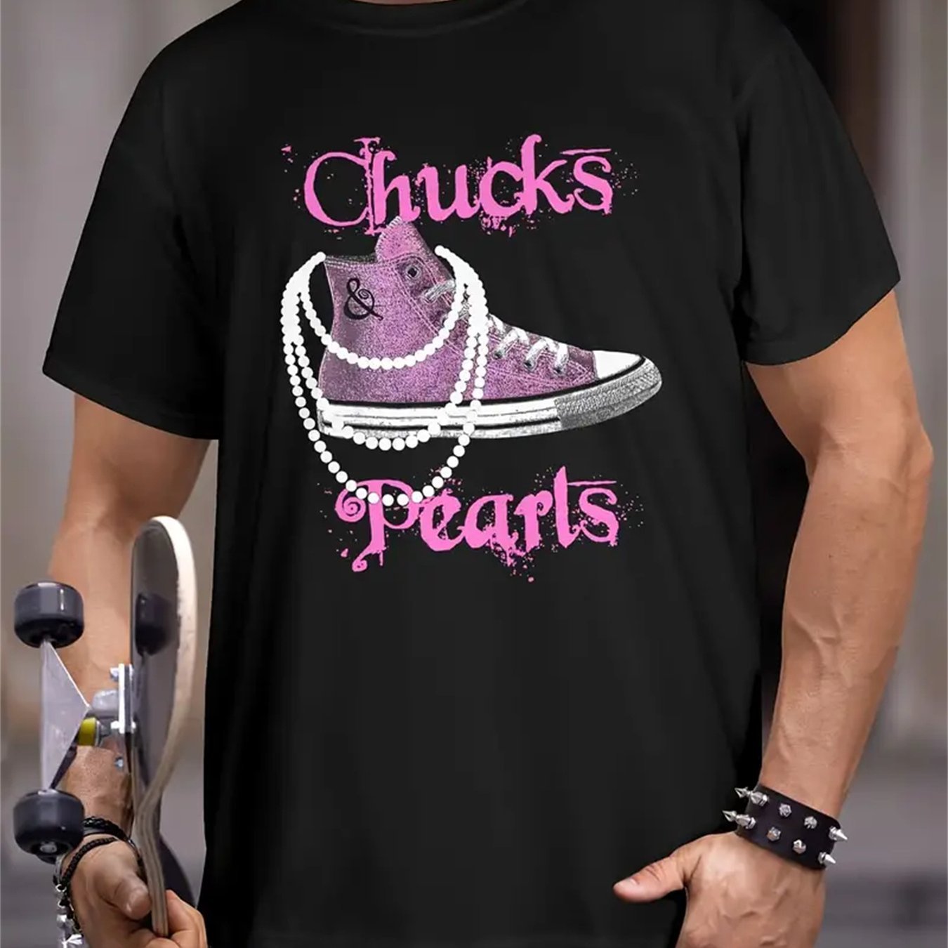 Chucks Pearls T-Shirt - Mens - DATNEWDRIP