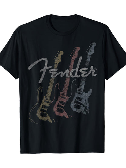 Fender Guitar Faded T-Shirt - Mens - DATNEWDRIP