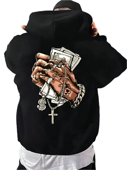 Fist Full Of Cash Hoodie - Mens - DATNEWDRIP