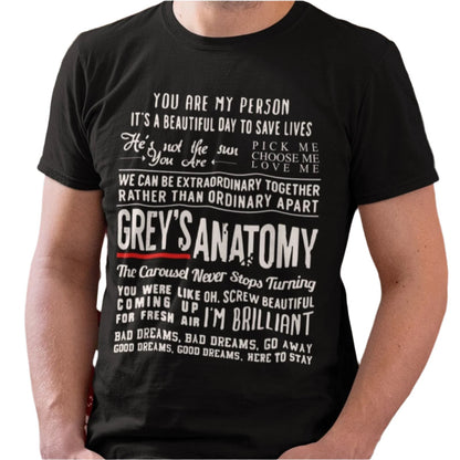 Grey's Anatomy T-Shirt - Mens - DATNEWDRIP