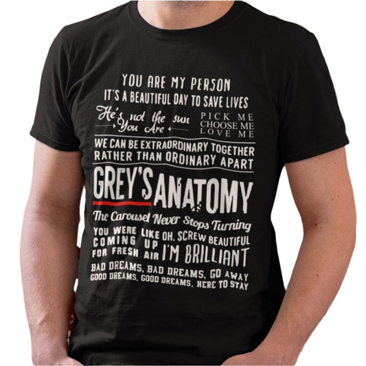 Grey's Anatomy T-Shirt - Mens - DATNEWDRIP