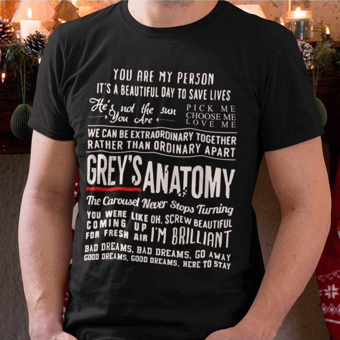 Grey's Anatomy T-Shirt - Mens - DATNEWDRIP