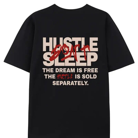 Hustle Don't Sleep T-Shirt - Mens - DATNEWDRIP