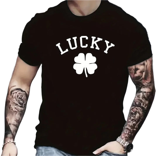 Lucky Clover T-Shirt - Mens - DATNEWDRIP