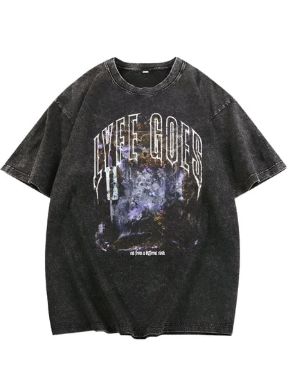 Lyfe Goes T-Shirt - Mens - DATNEWDRIP