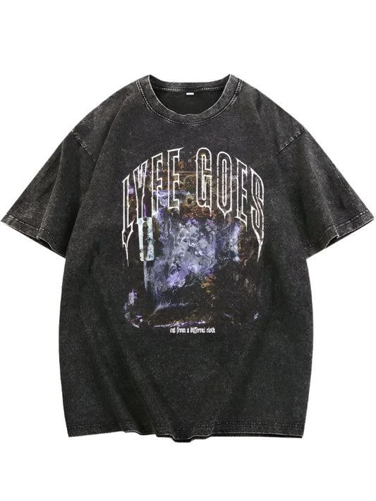 Lyfe Goes T-Shirt - Mens - DATNEWDRIP
