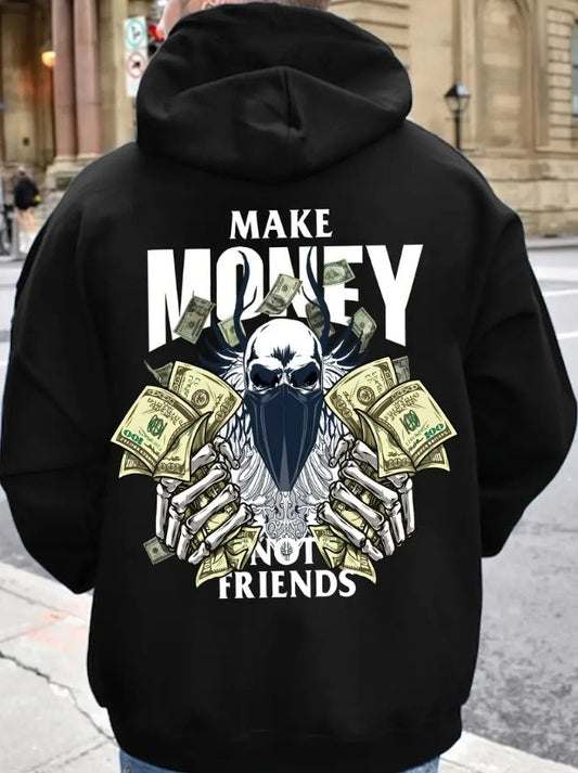 Make Money Not Friends Hoodie - Mens - DATNEWDRIP