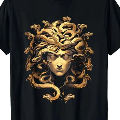 Medusa Gold T-Shirt - Mens - DATNEWDRIP