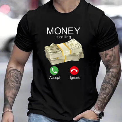Money Is Calling T-Shirt - Mens - DATNEWDRIP