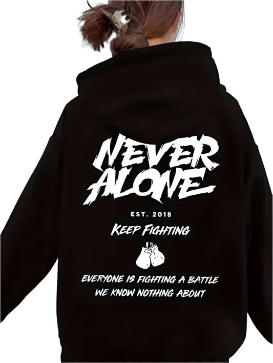 Never Alone Hoodie - Womens - DATNEWDRIP