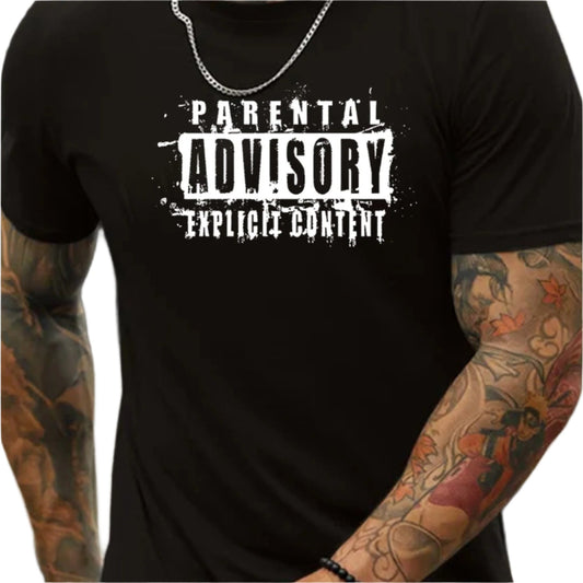 Parental Advisory T-Shirt - Mens - DATNEWDRIP