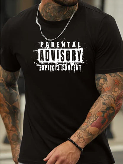 Parental Advisory T-Shirt - Mens - DATNEWDRIP