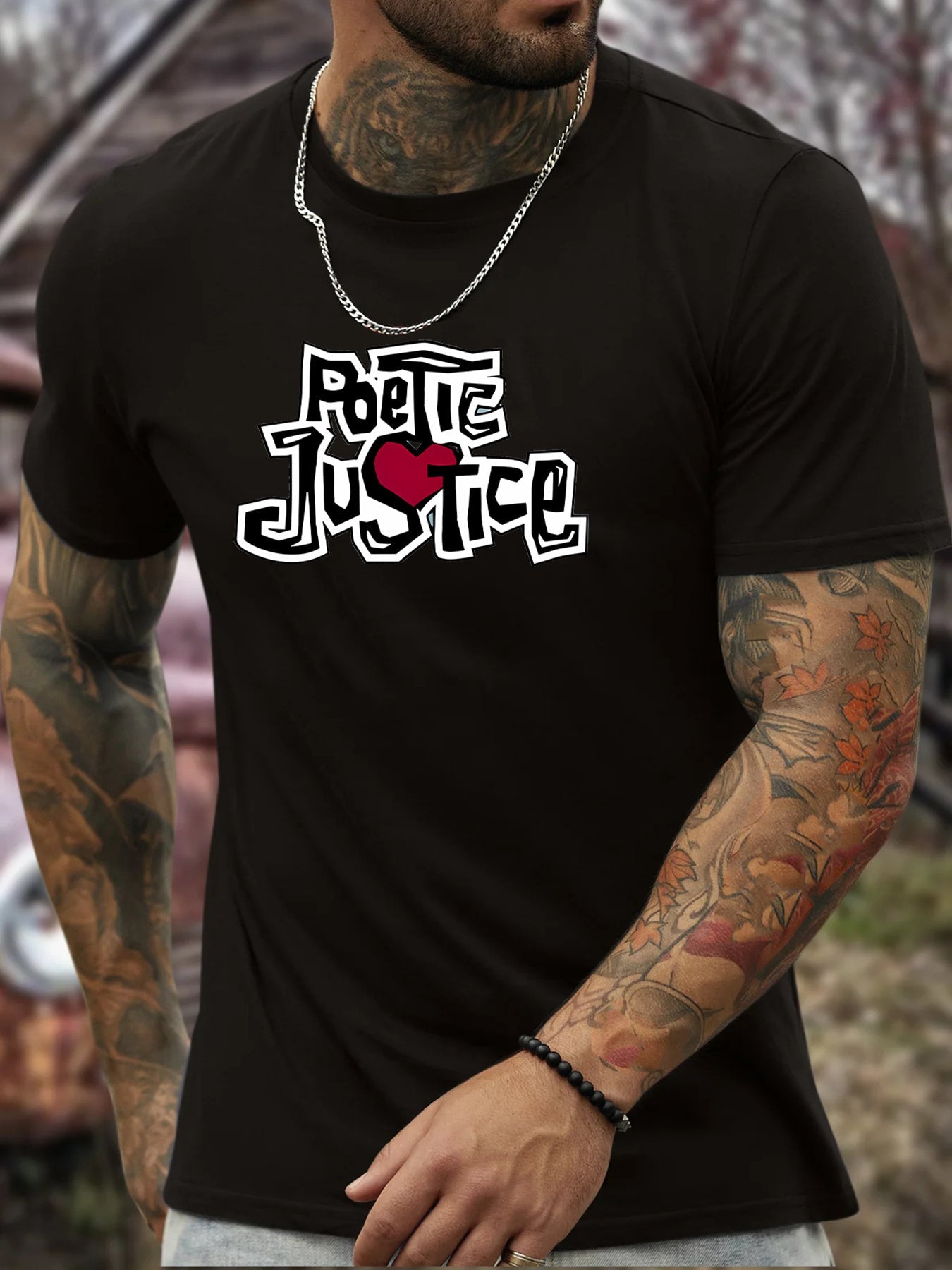 Poetic Justice T-Shirt - Mens - DATNEWDRIP