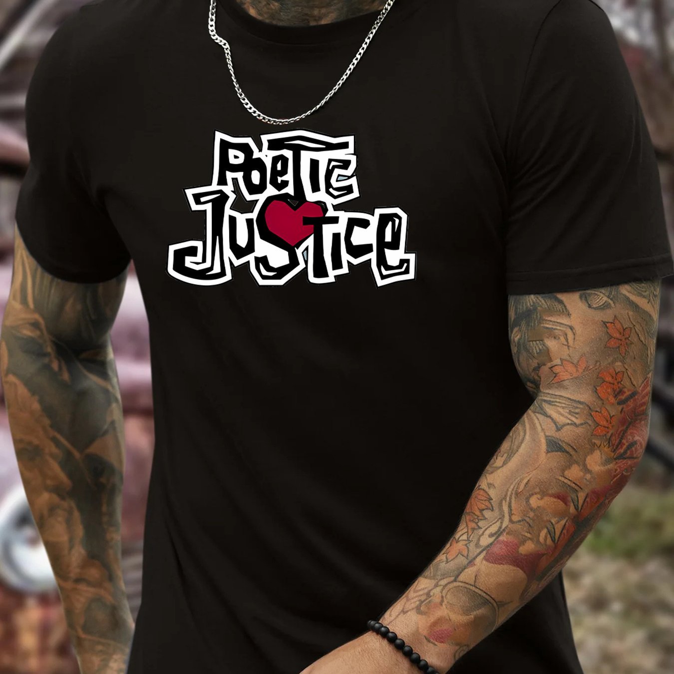 Poetic Justice T-Shirt - Mens - DATNEWDRIP