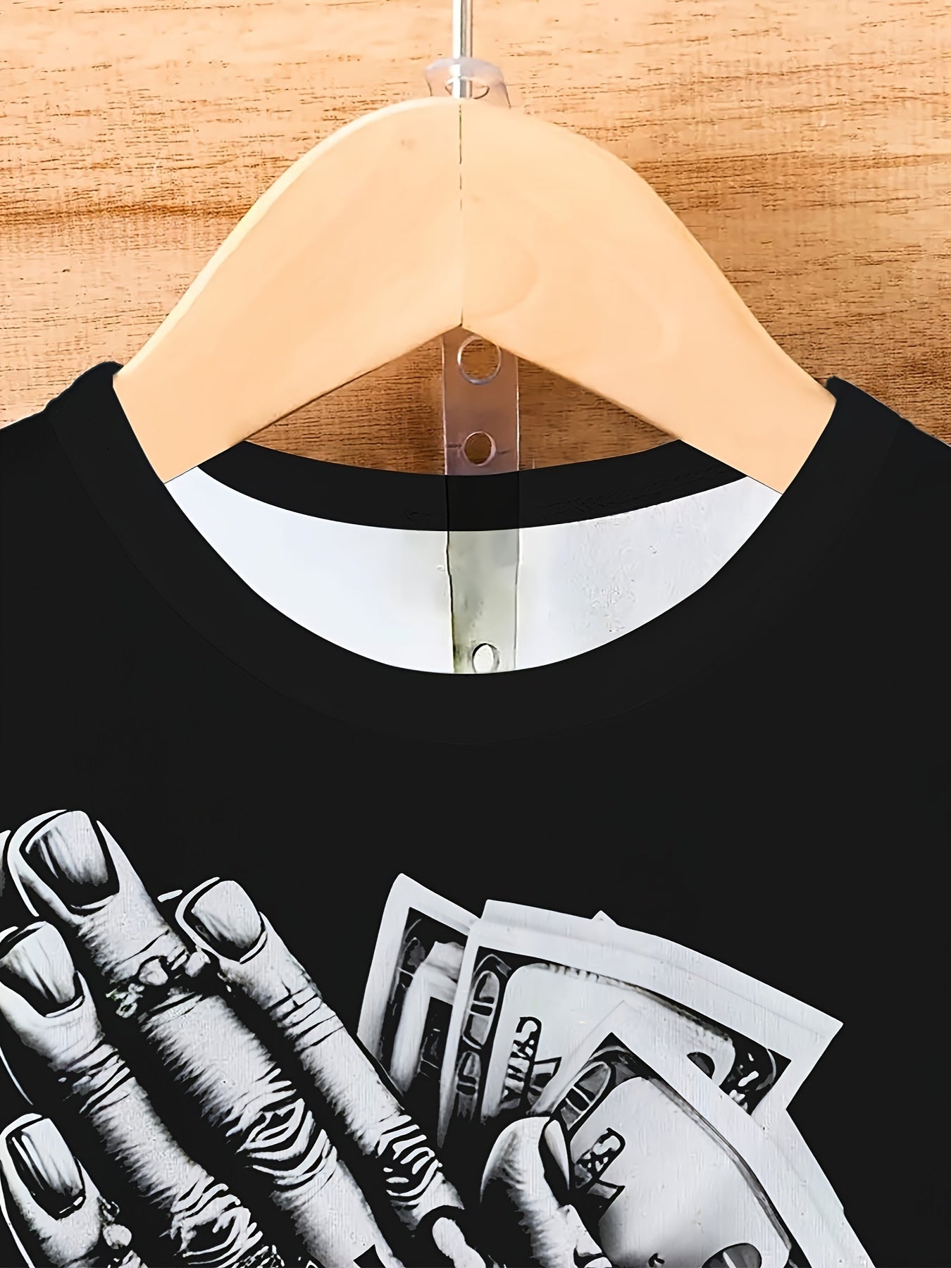 Praying Money Hands T-Shirt - mens - DATNEWDRIP