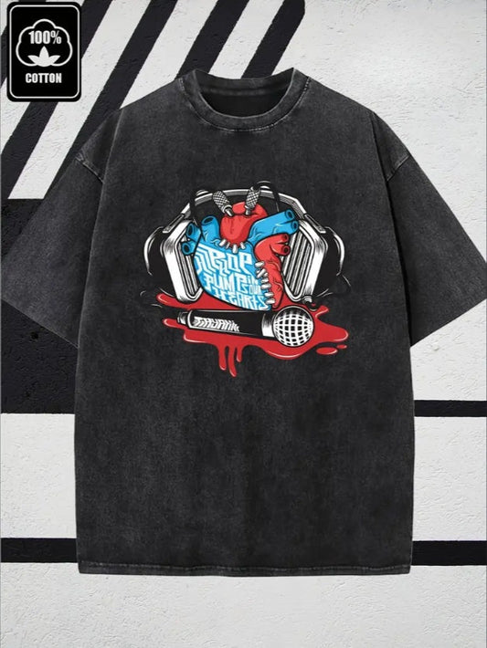Printed Short Sleeves - DATNEWDRIP
