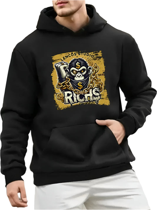Rich Monkey Hoodie - Mens - DATNEWDRIP