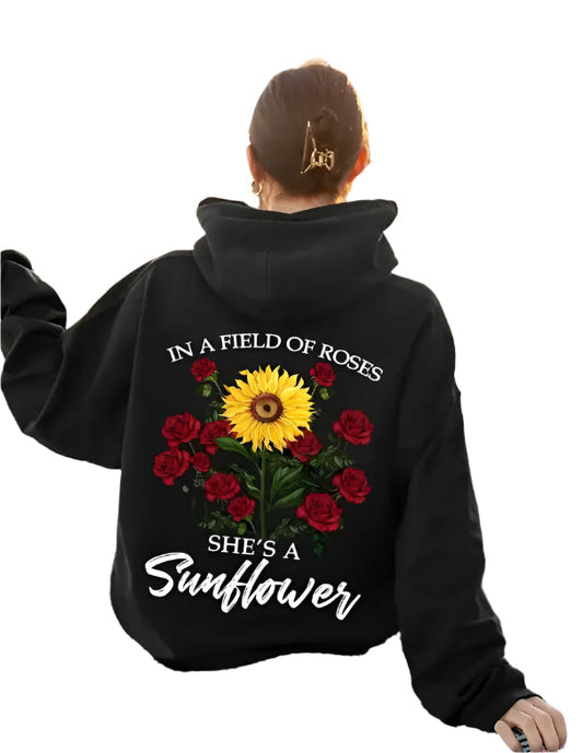 Shes A Sunflower Hoodie - Womens - DATNEWDRIP