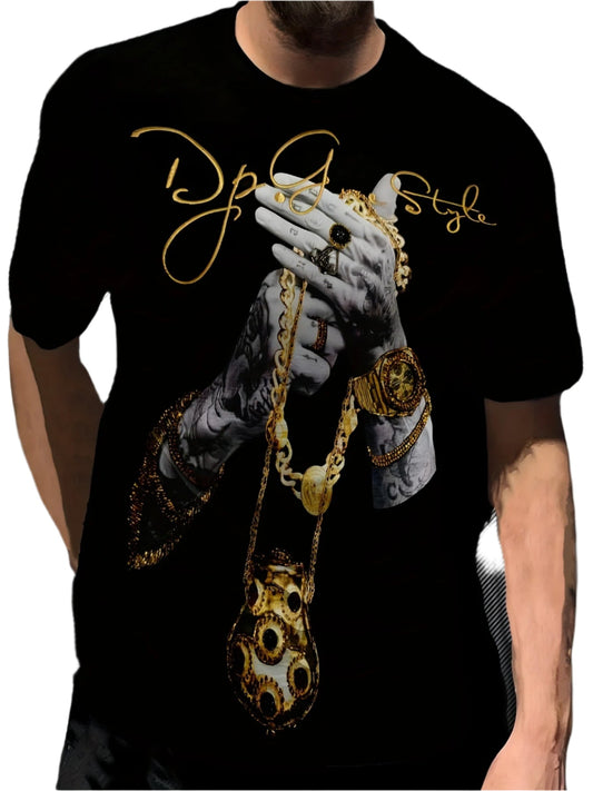 Signature Gold T-Shirt - Mens - DATNEWDRIP