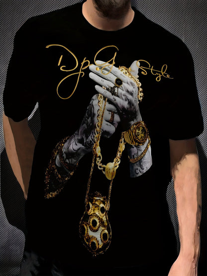 Signature Gold T-Shirt - Mens - DATNEWDRIP