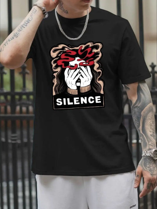 Silence T-Shirt - Mens - DATNEWDRIP