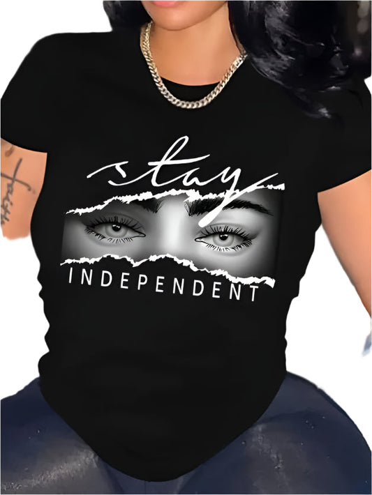 Stay Independent T-Shirt - Womens - DATNEWDRIP