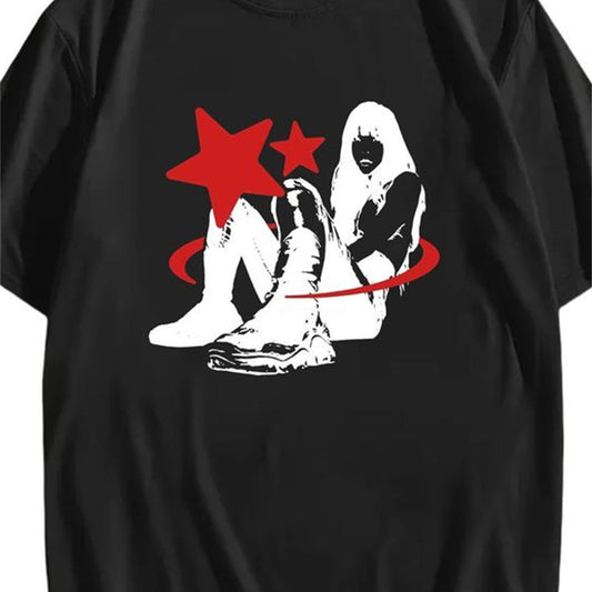 Super Star Layed Back T-Shirt - Mens - DATNEWDRIP
