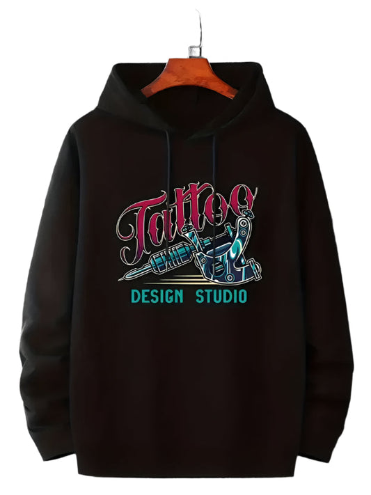 Tattoo Design Studio Hoodie - Mens - DATNEWDRIP