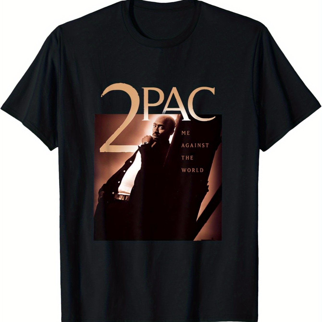 Tupac, I Fight The World T-Shirt - Mens - DATNEWDRIP