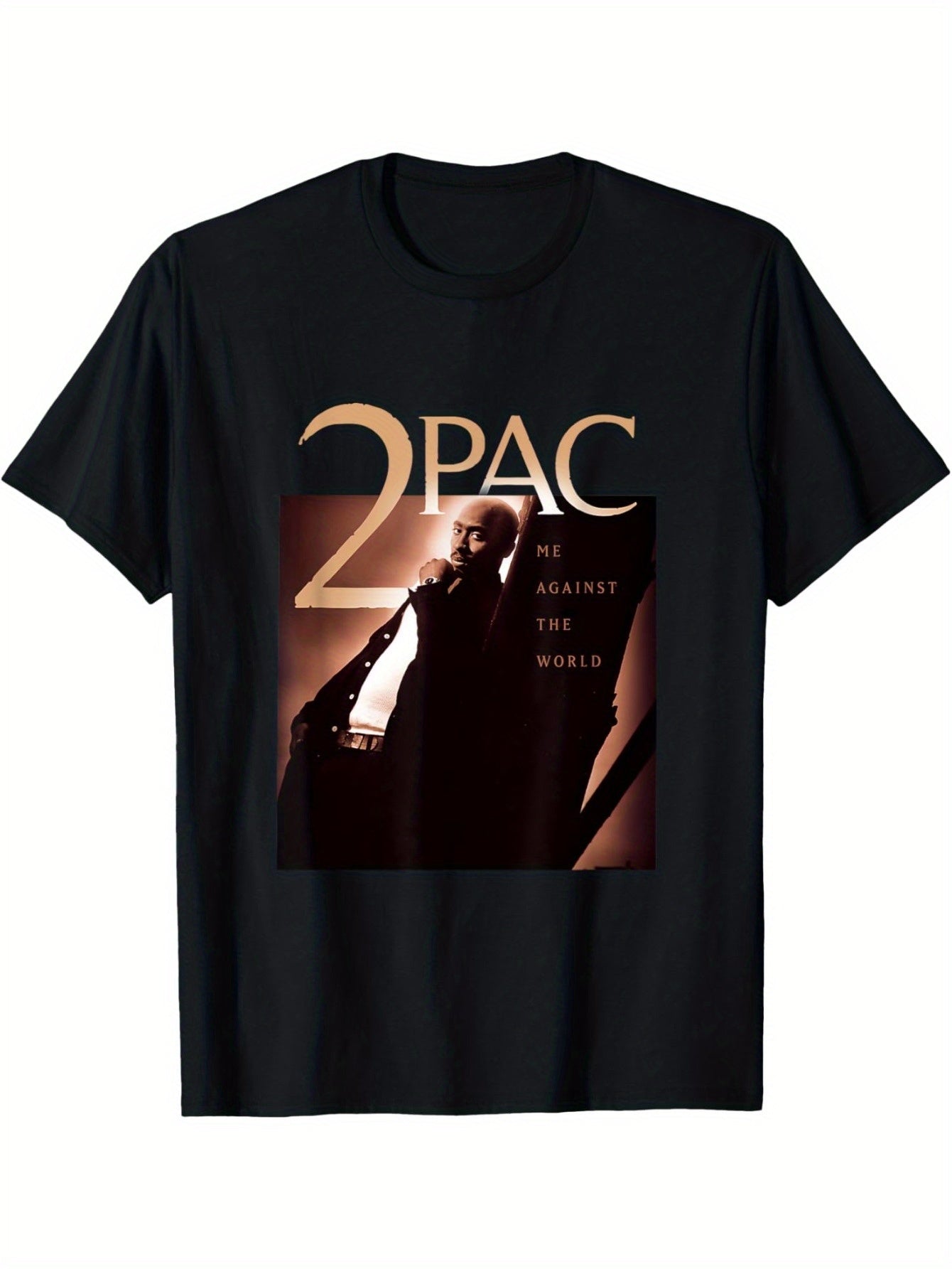 Tupac, I Fight The World T-Shirt - Mens - DATNEWDRIP