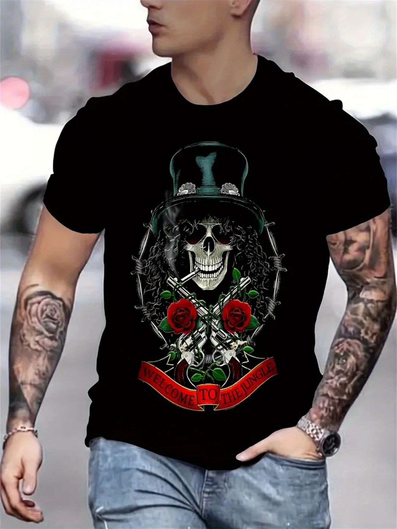Welcome To The Jungle T-Shirt - Mens - DATNEWDRIP
