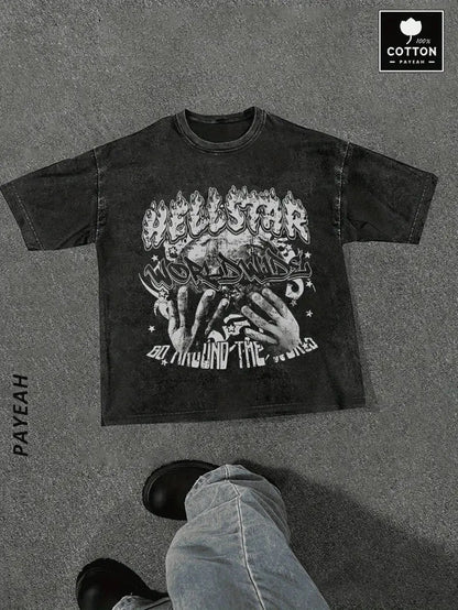 Hellstar Worldwide T-Shirt - Mens - DATNEWDRIP