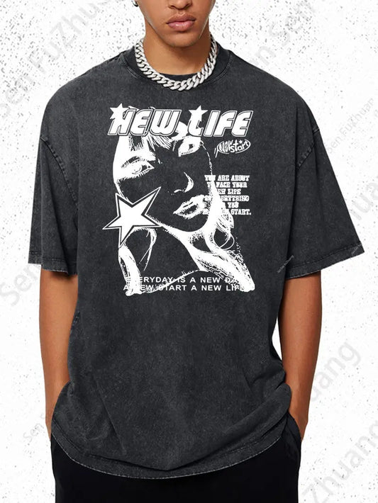 New Life T-Shirt - Mens - DATNEWDRIP