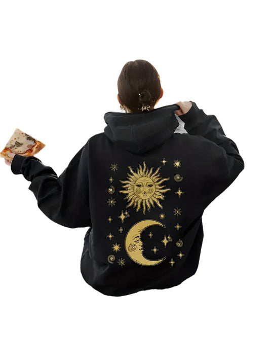 Sun & Moon Hoodie - Womens - DATNEWDRIP