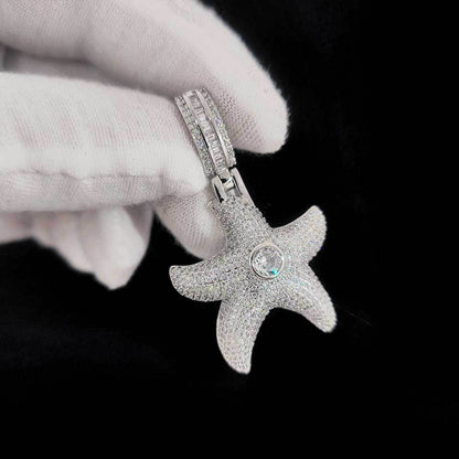 Iced Out Starfish Pendant - DATNEWDRIP