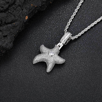 Iced Out Starfish Pendant - DATNEWDRIP