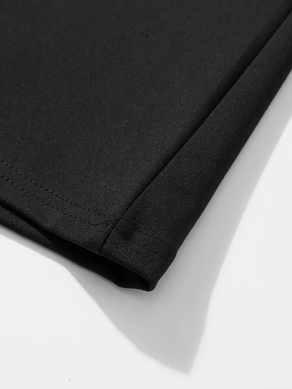 Close-up of the fabric detail on a black Roots One Love t-shirt for comfortable everyday wear